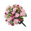 Realistic Flower Artificial Green Plant With Stake For-Pink 1