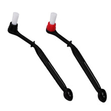 2 Piece ABS Espresso Machine Cleaning Brush With Long Handle-C