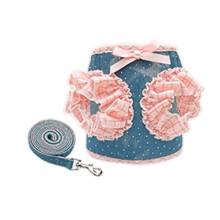Breathable Dog Vest Harness for Small Dogs No Pull-L Pink