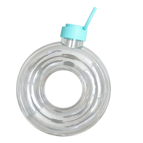 Water Carrying Bottle With Convenient Wrist Attachments-Blue 1