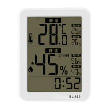 Digital Hygrometer Thermometers Clock With-Large screen model