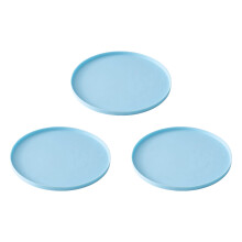 Pet Dining Bowl Food Safe Placemat Container NonSlip Base-Blue