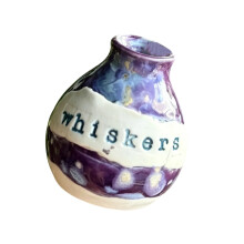 Creative Cats Whiskers Holders Mini Flower-Purple1 resin vase