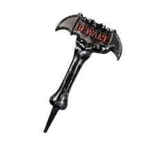 LED Bat Yard Stake Plastic Halloween Props With Glowing Effect