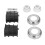 Poolleiter-Ersatzkit 304SS 42 mm 515 g Silber 16
