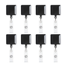 Stevige badgehouder met automatisch intrekbare functie,-8 stuks