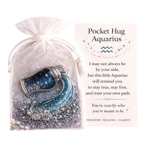 Constellatory ThemedGreeting Card With Acrylic Charm For-L