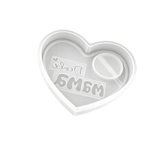 Easter Theme Candle Making Tool Easter Heart Shape Silicone-A