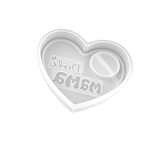 Easter Theme Candle Making Tool Easter Heart Shape Silicone-A