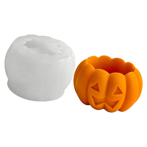 Silicone Mould Set Halloweens Pumpkin Specters-pumpkin devil