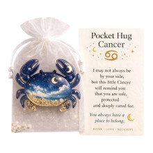Inspirational Greeting Card With Acrylic Constellatory Charm-D