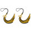 2026 Graduation Year Tassels With Polyester-Gold Black 2PCS 1