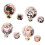 Round Foldable Hand Fan Handheld Foldable Compact Cooling Fan 1