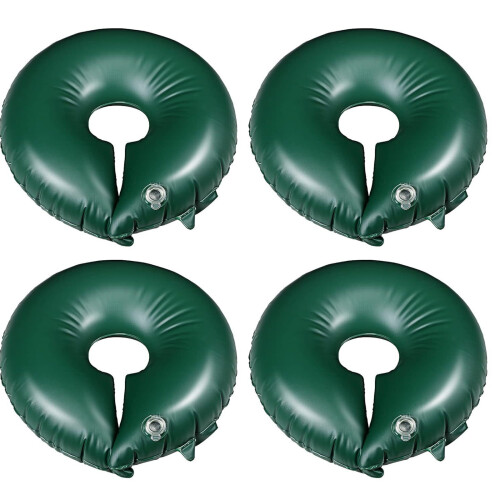 4 Pieces Large Capacity Tree Watering Bags With Spacious-Green