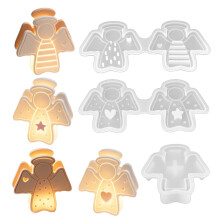 Angel Shaped Silicone Candle Molds For Handmade Candle Holder