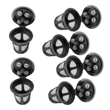 Easy To Clean Stainless Steel Coffee Pods Coffee-Black 6PCS