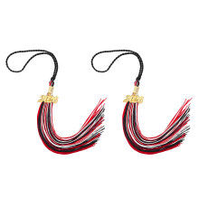 2026 Graduation Year Tassels With-Red White Black 2PCS
