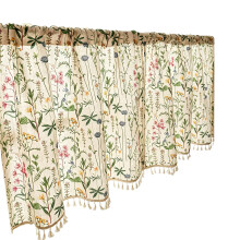 Decorative Small Flower Pattern Window Curtain Craft Of-High 60