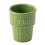 Ice Cream Cone Shape Ceramic Cup Sundae Dessert-Light Green 1