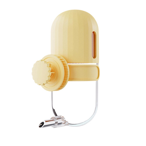 Large Capacity Parrots Drinking Bottle Pin System Bird-Yellow