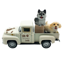 Dog Themed Alloy Miniature Vehicle Ornament Alloy Dog-Husky1
