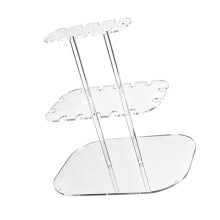 Transparency Acrylic Multilayer Wine Glass Display Stand Elegant