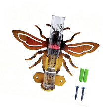Animal Rain Gauge Rain Gauge Outdoor,Decorative Rain Measure