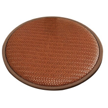 Sturdy Round Summer Seat Cover Offer Airflows-Coffee color 40cm