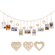 Bohemia Wood Beads Garland Collage Picture Frame Hanging-B