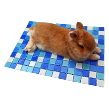 Heat Resistant Stone Cooling Nest For Pet Rodents-Blue S