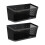 Magnetic Shelves for Refrigerator Organization Fridge-Black 1