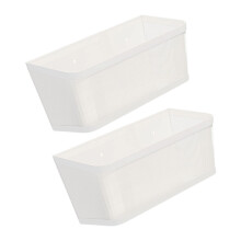 Carbon Steel Fridge Mount Storage Solution Kitchen-White