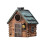 Vogelhuisje van hars, bruin, 1 stuk 2