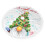 Weihnachtsbaumrock mit Fransen und Spitze, 91 cm 2