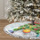 Weihnachtsbaumrock mit Fransen und Spitze, 91 cm 3