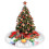Weihnachtsbaumrock mit Fransen und Spitze, 91 cm 4
