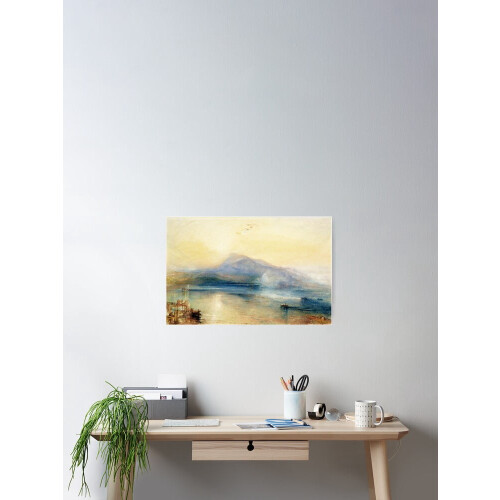 Turner 'The Dark Rigi' Canvasposter 1