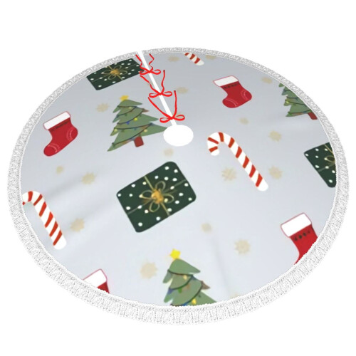 Weihnachtsbaumrock 36 Zoll Polyester Festliche Dekoration 2