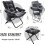 Moderner Lounge-Sessel mit Hocker und Seitentasche 2
