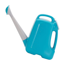 Blue Long Handle Plastic Watering Can For Garden Plant-5L