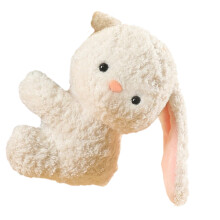 Joli clip de calendrier en forme d'animal pour-lapin blanc