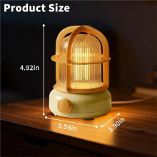 Retro Industrial Wall Lamp with USB-C Charging, Adjustable Dimming for Home & Outdoor Use