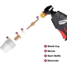 110PCS PT31 Plasma Cutting Consumables Fit CUT-45 CUT-50 CT-312 MIG205 MP with Plasma Cutter Torch PT-31 JG-40 -40