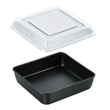 Gezonde roestvrijstalen dessertpan, vierkant-9 inch