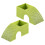 2Pcs Reptiles Hideouts Place Basking Tunnel Cave-Fruit green 1