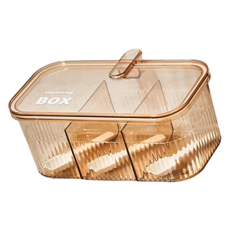 Multipurpose Food Container With Measuring Scale For Dry-Orange
