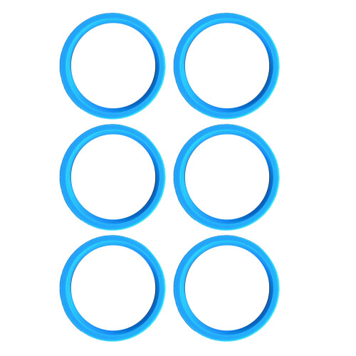 Pack of 6 Cup Lid Sealing Rings Replacements Practical Silicone