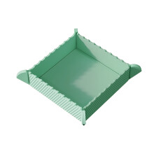 Functional Foldable Kitchen Trivet With Magnetic Hold-Green