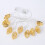 Warm White LED Christmas String Lights 3D Hollow Leaf 2