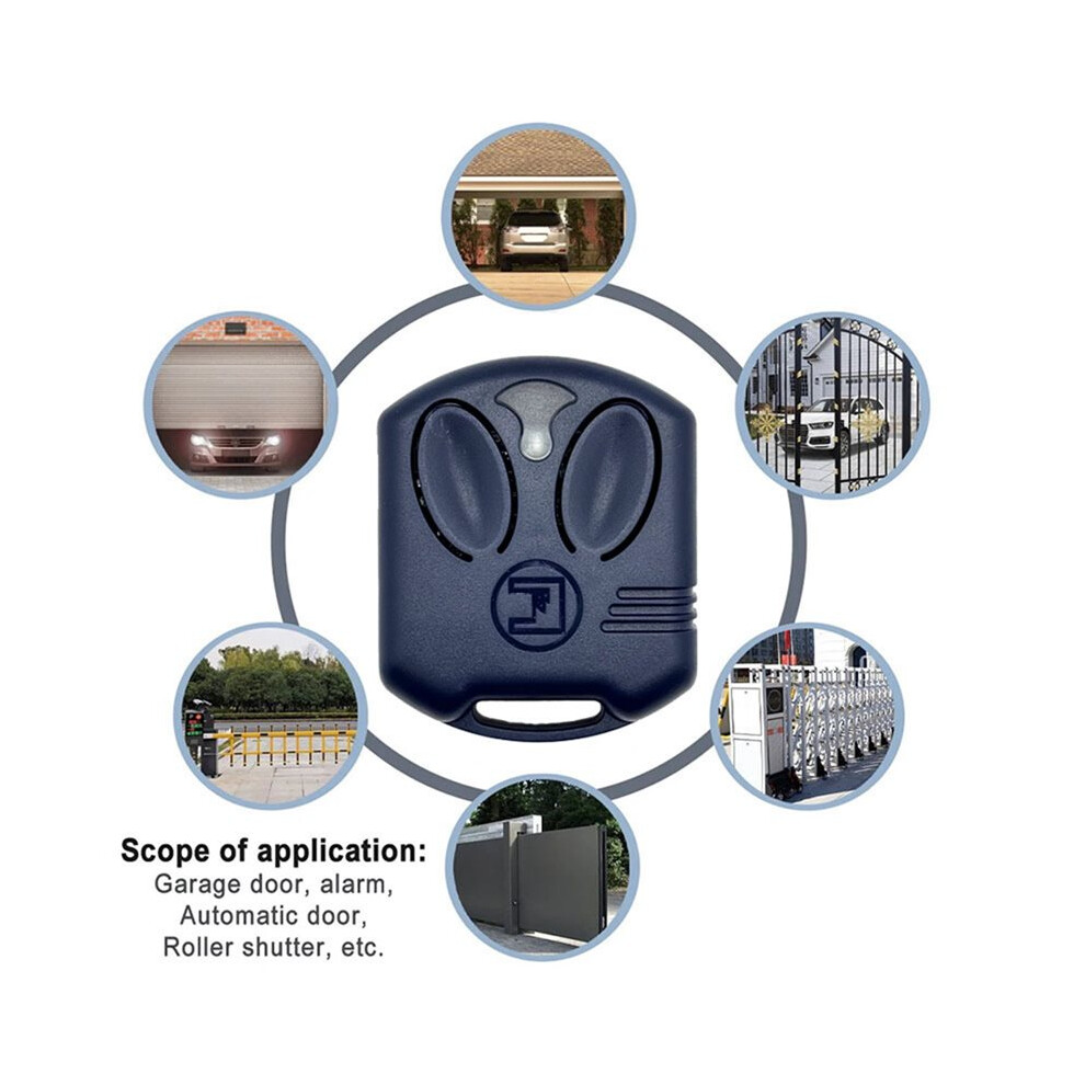 Garage Door Remote Control For Fadini Jubi 433-2 Jubi 433-4 Garage Door Opener Handheld Transmitter 433Mhz Rolling Code 4711494790631